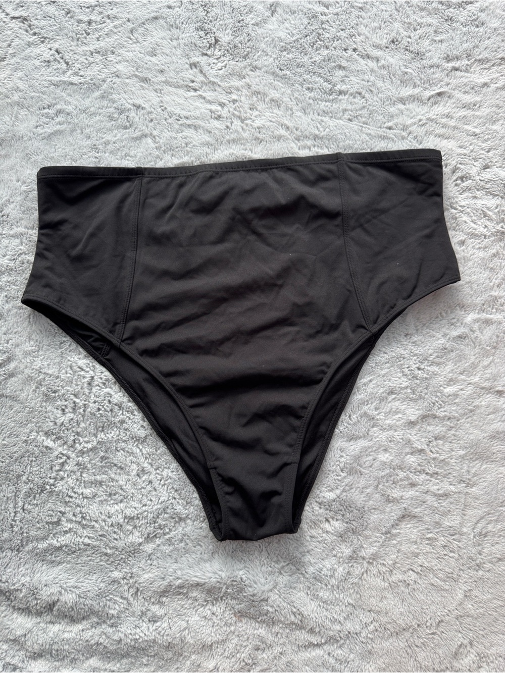 TA3 Kini Hi Cut Bottom NWOT Bikini Shapewear Swimsuit Separate Black 3X